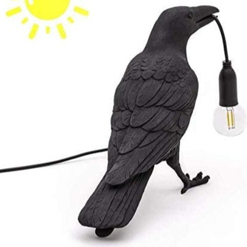 Crow Table Lamp, Birds LED Table Lamps Bedroom Resin Raven Desk Lamp Bedside Light Living Room Corridor Contemporary Romantic Desigh Modern Lamp Decor jorunhe.com