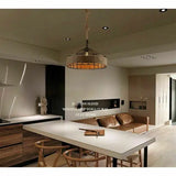 Industrial Retro Hemp Rope Iron Pendant Ceiling Light Bases Chandeliers Fixtures jorunhe.com