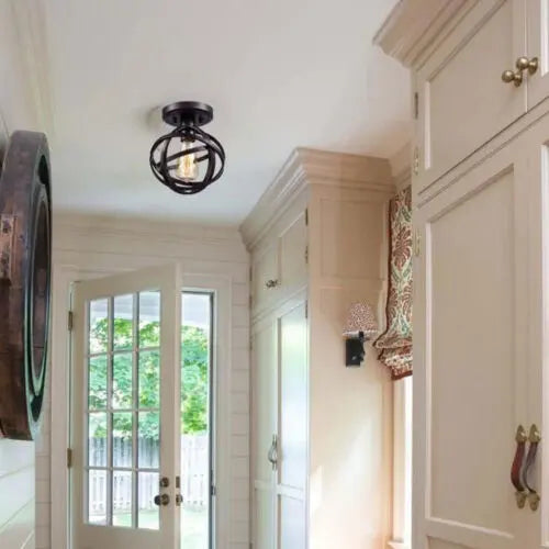 Industrial Vintage Loft Pendant Lamp Kitchen Ceiling Light Fixtures Chandeliers jorunhe.com