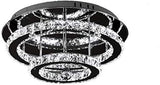 Jorunhe LED Crystal Ceiling Light 36 W Diamond Luster Style Dimmable Pendant Fixture Lighting Crystal Chandelier 2020Lighting-jorunhe