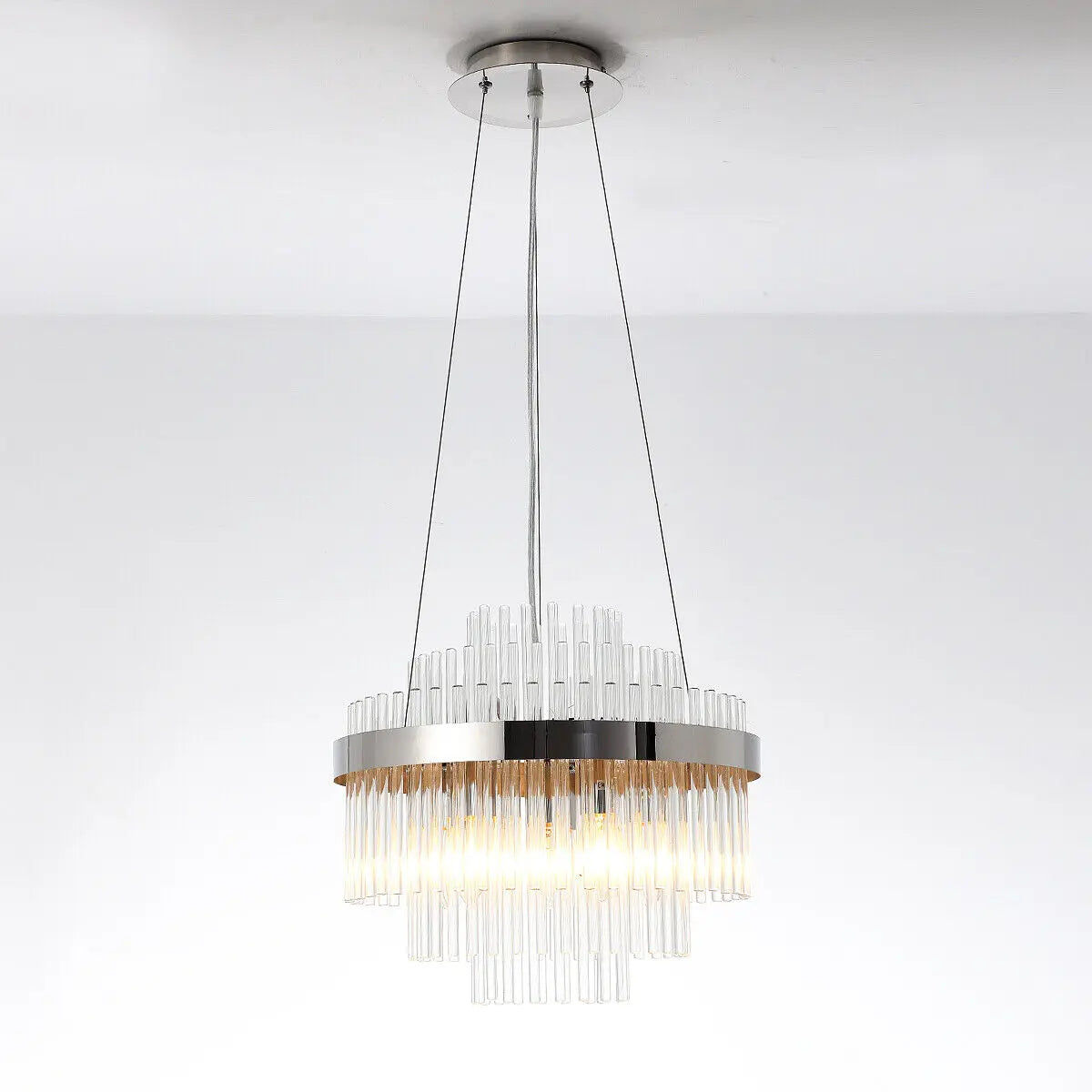 Luxury Crystal Pendant Light Fixture Hanging Ceiling Light Crystal Chandelier jorunhe.com