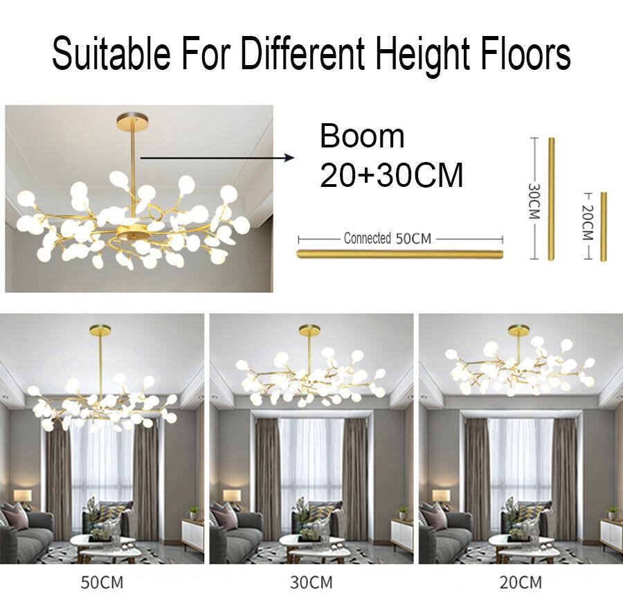 Modern 18 Light Firfly LED Chandelier Light Stylish Tree Branch Pendant Lamp jorunhe.com