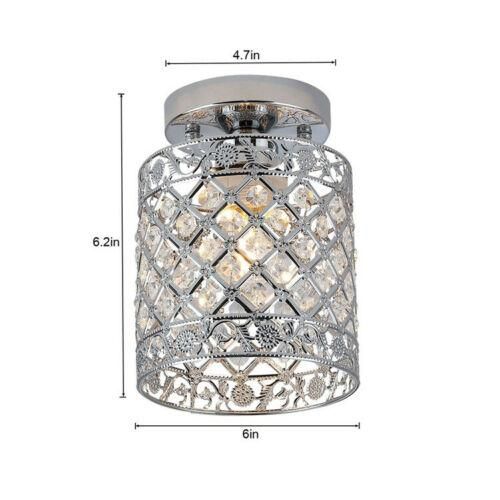 Modern Crystal Ceiling Light Pendant Fixture Lighting Crystal Chandelier Doecor jorunhe.com