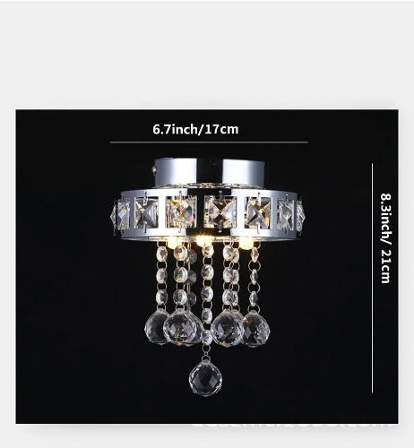 Modern LED Bulb Ceiling Light Pendant Fixture Lighting Crystal Chandelier jorunhe.com