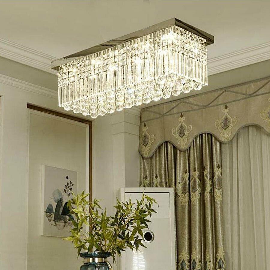 Modern LED Crystal Ceiling Light 6 Lights Chandelier Pendant Lamp Ceiling Light jorunhe.com