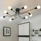 4/8 Head Vintage Pendant Ceiling Light Industrial Chandelier Lamp Kitchen/Home jorunhe.com