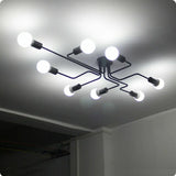 4/8 Head Vintage Pendant Ceiling Light Industrial Chandelier Lamp Kitchen/Home jorunhe.com