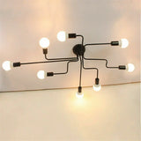 4/8 Head Vintage Pendant Ceiling Light Industrial Chandelier Lamp Kitchen/Home jorunhe.com