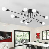 4/8 Head Vintage Pendant Ceiling Light Industrial Chandelier Lamp Kitchen/Home jorunhe.com