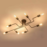 4/8 Head Vintage Pendant Ceiling Light Industrial Chandelier Lamp Kitchen/Home jorunhe.com