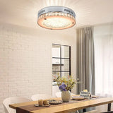 40W LED Crystal Ceiling Light Fixtures Living Room Chandelier W/Remote Control jorunhe.com