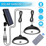 78 LEDs Solar LED Light Waterproof Pendant Outdoor Sensor Lights Remote Control jorunhe.com