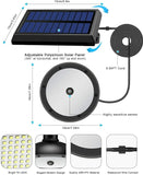 78 LEDs Solar LED Light Waterproof Pendant Outdoor Sensor Lights Remote Control jorunhe.com