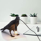 Crow Table Lamp, Birds LED Table Lamps Bedroom Resin Raven Desk Lamp Bedside Light Living Room Corridor Contemporary Romantic Desigh Modern Lamp Decor jorunhe.com