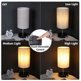 Dimmer Touch Table Lamp with 2 USB Charging Ports Bedside Office Light UK Plug jorunhe.com