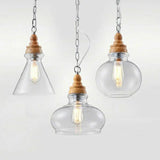 Glass Pendant Light Kitchen Lamp Modern Ceiling Light Home Pendant Lighting jorunhe.com