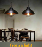 Industrial Retro Vintage Loft Iron 33cm Pendant Lamp Bar/Hotel Chandelier jorunhe.com