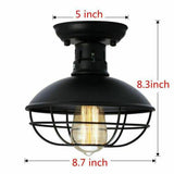 Industrial Retro Vintage Pendant Lamp Bar Lights Ceiling Light Fixtures jorunhe.com