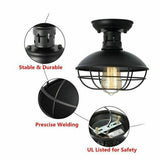 Industrial Retro Vintage Pendant Lamp Bar Lights Ceiling Light Fixtures jorunhe.com