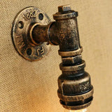 Industrial Vintage Water Pipe Porch Wall Sconce Lamp Wall Light Bar Fixture jorunhe.com