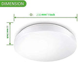 Jorunhe 18W led Ceiling Light for Kitchen, Living Room, Bedroom, Hallway and More ,White,Better Heat-Dissipation jorunhe.com