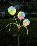 Jorunhe Garden Solar Lights Dandelion Flower Solar Stake Lights Outdoor Solar Powered Lights IP65 Waterproof Garden Ornaments Outdoor for Pathway Patio Forecast Decoration  [Energy Class A++] jorunhe.com