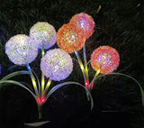 Jorunhe Garden Solar Lights Dandelion Flower Solar Stake Lights Outdoor Solar Powered Lights IP65 Waterproof Garden Ornaments Outdoor for Pathway Patio Forecast Decoration  [Energy Class A++] jorunhe.com