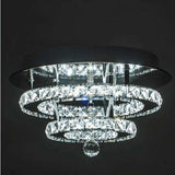 Jorunhe LED Crystal Ceiling Light 36 W Diamond Luster Style Dimmable Pendant Fixture Lighting Crystal Chandelier