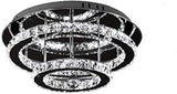 Jorunhe LED Crystal Ceiling Light 36 W Diamond Luster Style Dimmable Pendant Fixture Lighting Crystal Chandelier 2020Lighting-jorunhe