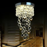 LED Crystal Ceiling Light Modern Minimalist Kitchen Living Room Aisle Lamp Decor jorunhe.com