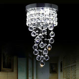 LED Crystal Ceiling Light Modern Minimalist Kitchen Living Room Aisle Lamp Decor jorunhe.com