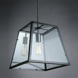 Large Chandelier Lighting Home Acrylic Pendant Lamp Bar Lamp Black Ceiling Light jorunhe.com