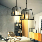 Large Chandelier Lighting Home Acrylic Pendant Lamp Bar Lamp Black Ceiling Light jorunhe.com