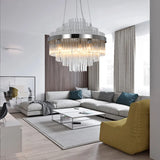 Luxury Crystal Pendant Light Fixture Hanging Ceiling Light Crystal Chandelier jorunhe.com