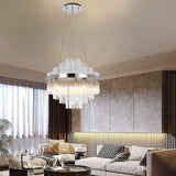 Luxury Crystal Pendant Light Fixture Hanging Ceiling Light Crystal Chandelier jorunhe.com