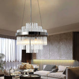 Luxury Crystal Pendant Light Fixture Hanging Ceiling Light Crystal Chandelier jorunhe.com