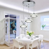 Modern 12/36W LED Pendant Lamp Crystal Chandelier Bedroom Restaurant lights Deor jorunhe.com