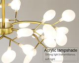 Modern 18 Light Firfly LED Chandelier Light Stylish Tree Branch Pendant Lamp jorunhe.com