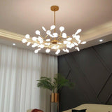 Modern 18 Light Firfly LED Chandelier Light Stylish Tree Branch Pendant Lamp jorunhe.com