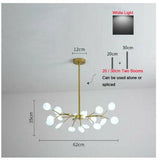 Modern 18 Light Firfly LED Chandelier Light Stylish Tree Branch Pendant Lamp jorunhe.com