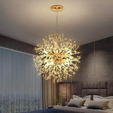 Modern 8 Light Crystal LED Chandelier Sputnik Lighting Firework Pendant Lamp jorunhe.com