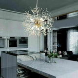 Modern 8 Light Crystal LED Chandelier Sputnik Lighting Firework Pendant Lamp jorunhe.com