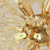 Modern 8 Light Crystal LED Chandelier Sputnik Lighting Firework Pendant Lamp jorunhe.com