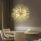 Modern 8 Light Crystal LED Chandelier Sputnik Lighting Firework Pendant Lamp jorunhe.com