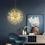 Modern 8 Light Crystal LED Chandelier Sputnik Lighting Firework Pendant Lamp jorunhe.com