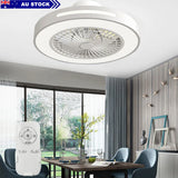 Modern Ceiling Fan with Lighting LED Lights Adjustable Wind Speed Remote Control jorunhe.com