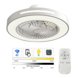 Modern Ceiling Fan with Lighting LED Lights Adjustable Wind Speed Remote Control jorunhe.com