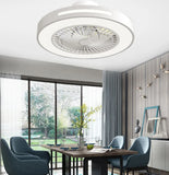 Modern Ceiling Fan with Lighting LED Lights Adjustable Wind Speed Remote Control jorunhe.com