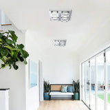 Modern Crystal 53W LED Pendant Lamp Chandelier Flush Mount Ceiling light Decor jorunhe.com