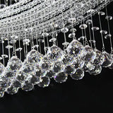 Modern Crystal Ceiling Light 6 Lights Chandelier Living Room Bed Light jorunhe.com